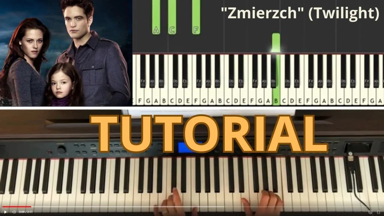 Muzyka z filmu Zmierzch na pianino - nuty i łatwe aranżacje Muzyka z filmu Zmierzch na pianino - nuty i łatwe aranżacje
