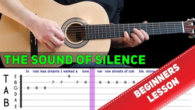 Jak zagrać na gitarze The Sound of Silence - proste akordy i taby Jak zagrać na gitarze The Sound of Silence - proste akordy i taby